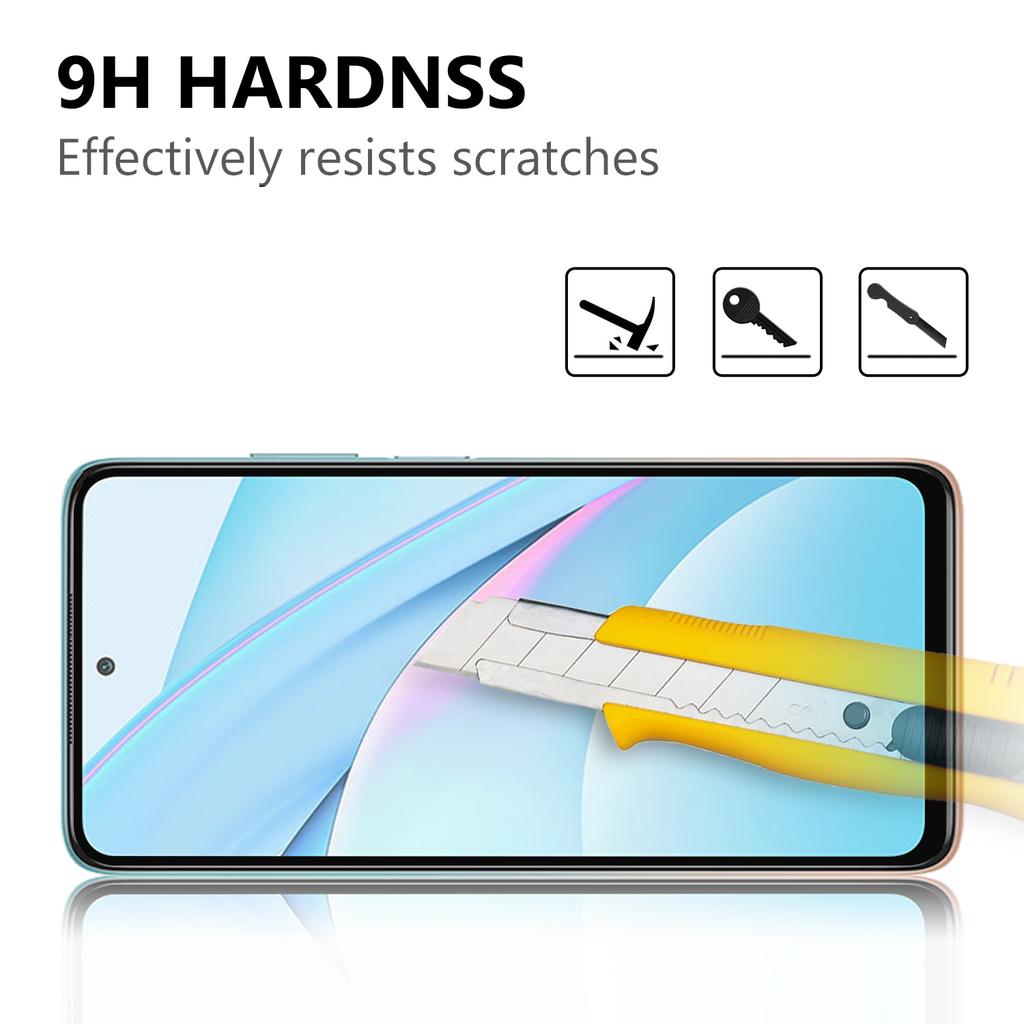 Защитное стекло с черными краями, полным клеем и полной покрывающей поверхностью для Xiaomi Mi 10T Lite 5G