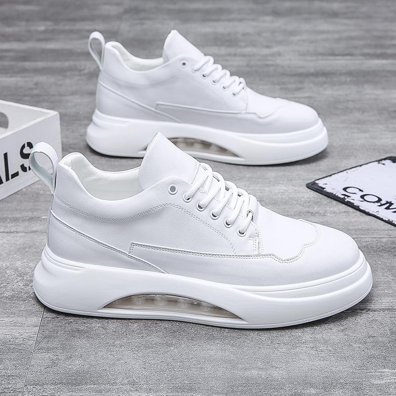 Новые мужские туфли с низким верхом, маленькие белые туфли с воздушной подушкой, мягкая подошва, повседневная модная обувь, персонализированное место для подбора