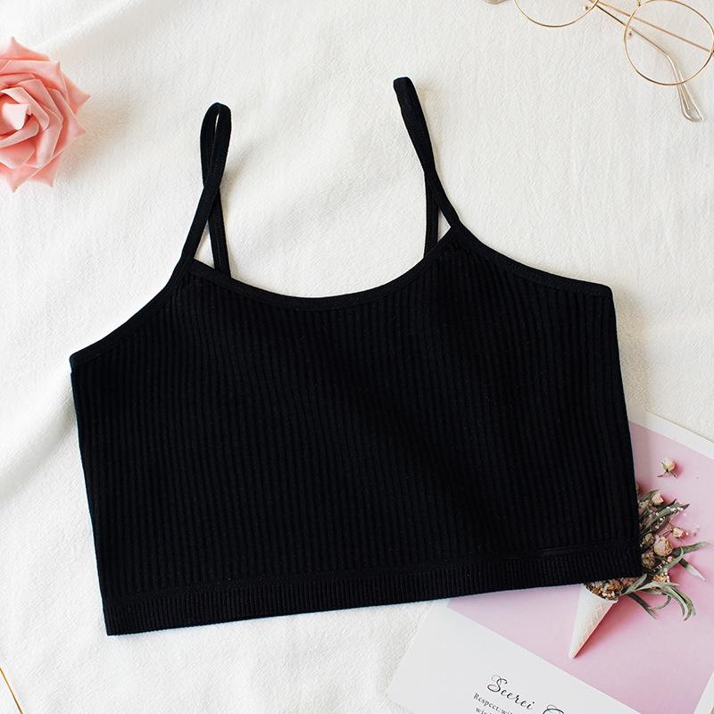 Удобный бюстгальтер для девочек, спортивный тренировочный бюстгальтер, хлопковый укороченный топ, детское нижнее белье 8-14 лет