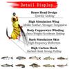6/10Pcs/Box 2 Mixed Styles Bead Head Fast Sinking Nymph Lure, Humpy Fly&Brasshead Prince Nymph Fishing For Trout Artificial Insect Bait Lure