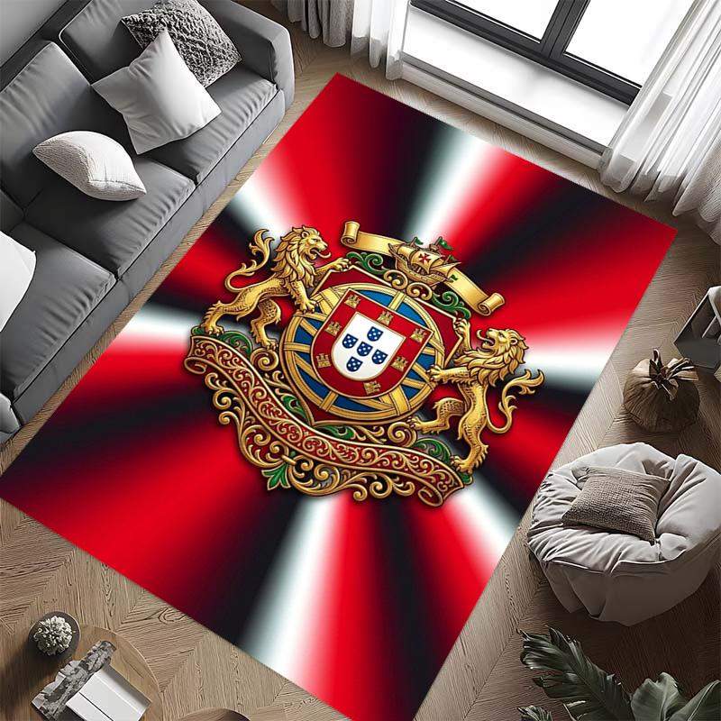 Portuguese Heritage Emblem carpet Doormat Home Decor Bathroom mat Protective pad Room