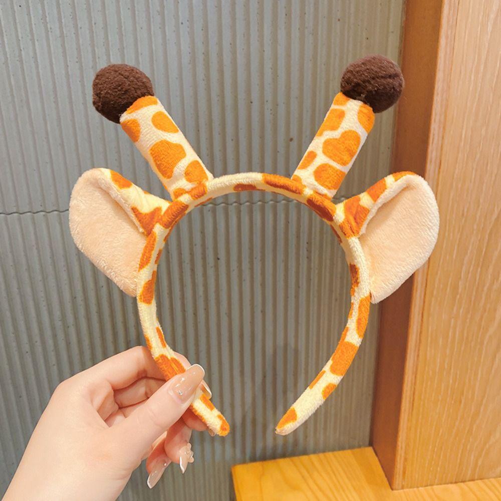 Giraffe Ears Animal Hairbands Korean Style Face Washing Hair Hoop  Girls/Female