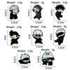 Милая Брошь-значок из сплава с персонажем Jujutsu Kaisen - Аниме значок для одежды, рюкзаков и студенческих аксессуаров.