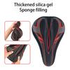 Велосипедное сиденье, силиконовый 3D-гелевый чехол на седло для горного велосипеда, мягкая мягкая подушка, дышащий чехол для подушки