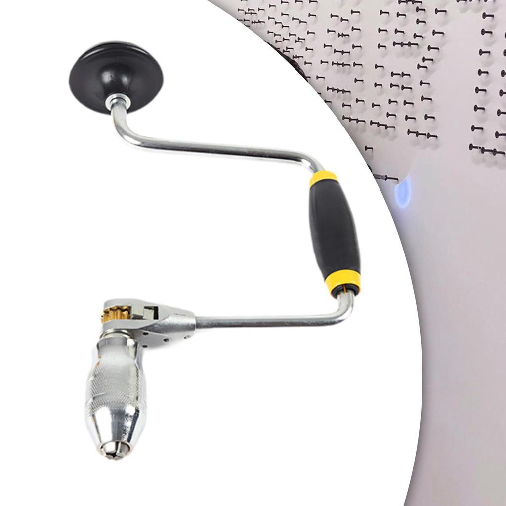 Ручная дрель с удобной нескользящей рукояткой, простая в использовании, ручной пуансон, портативный инструмент для дерева, металла и стекловолокна