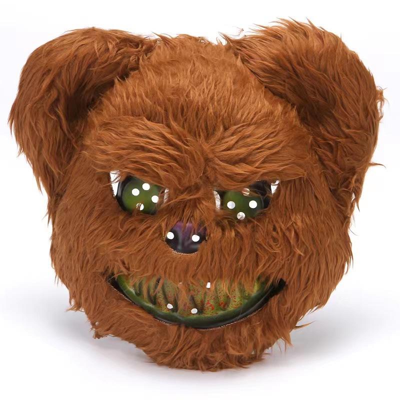 Фаршированная маска медведя, Хэллоуин, выпускной, маски животных