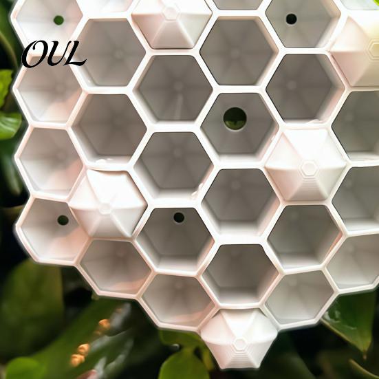 Physical Bee Repellent 3D Printed Realistic Red Hornet Decoy Nest, Weatherproof Wasp Deterrent, Non-Toxic Control Chemical-Free Hanging Fake Nest for