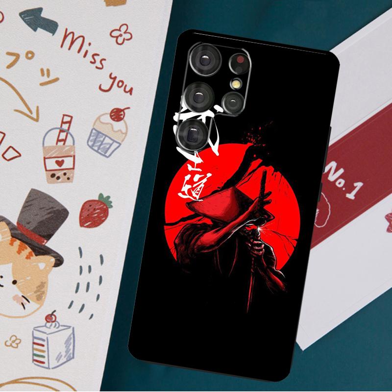 Японский чехол Bushido Samurai для Samsung Galaxy S23 S21 S22 Ultra Plus S20 FE Note 20 Note 10 S8 S9 S10 Plus, чехол