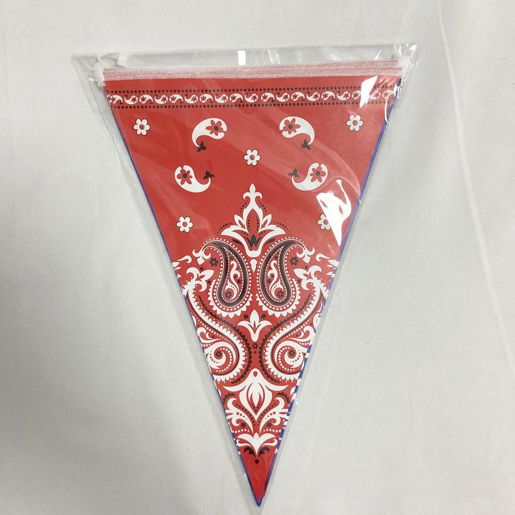 Набор баннеров для вечеринки в стиле западного ковбоя с бумажными треугольными флажками для празднования дня рождения