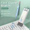 7-in-1 Computer Keyboard Cleaner Brush Kit Earphone Cleaning Pen For Headset Keyboard Cleaning Tools Cleaner Keycap Puller Kit