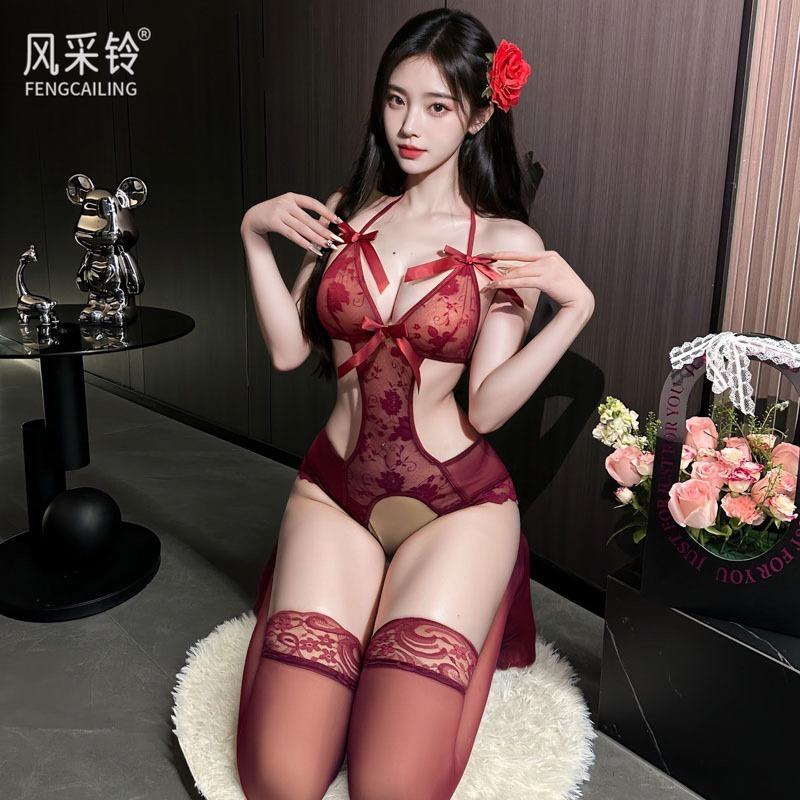 Открытая промежность свободные кошечки большой размер толстая сестра эротическое нижнее белье сексуальное чистое желание униформа кружево соблазнение пижама 18