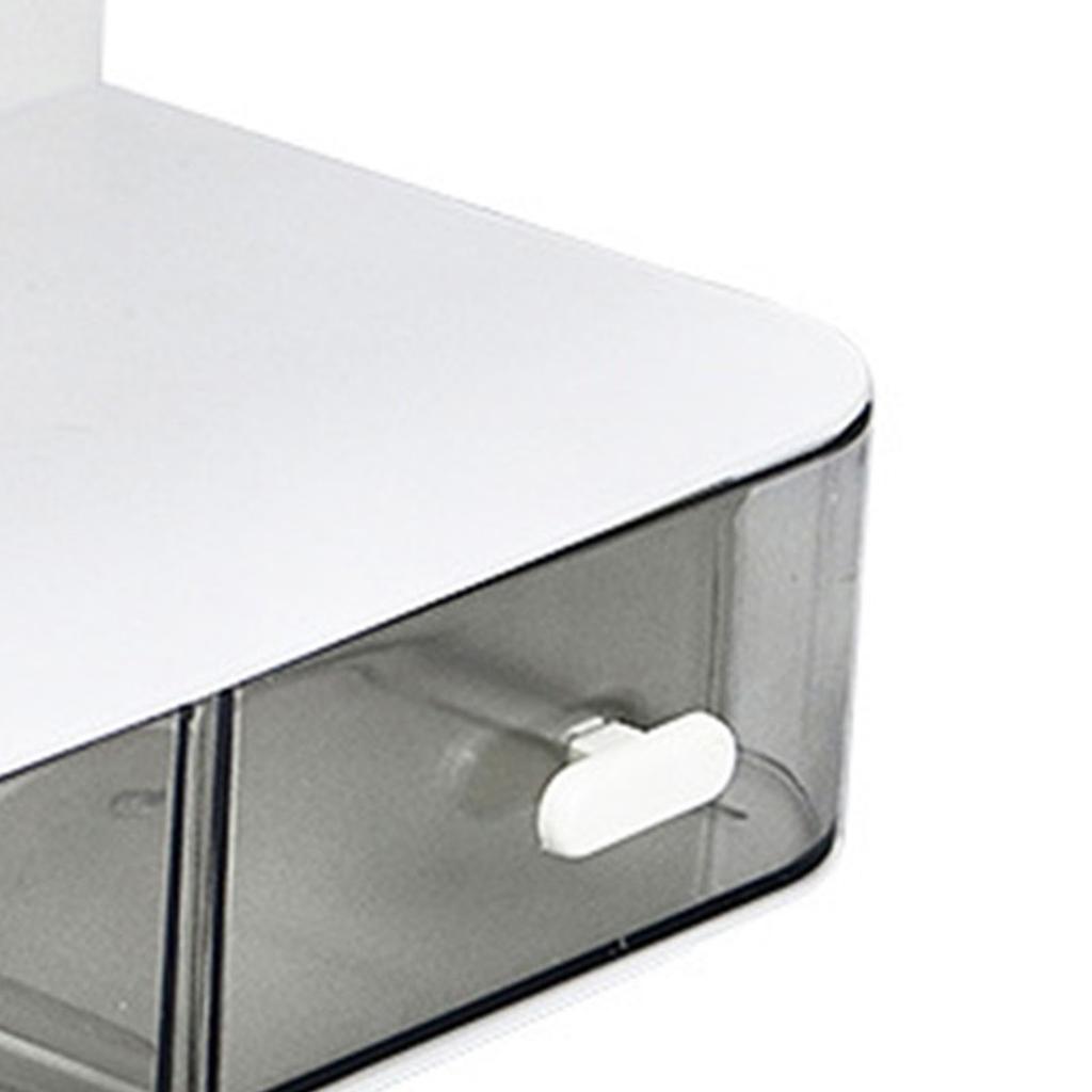 Pegboard Desktop Organizer Simple Multifunctional Plastic Storage Rack with Drawers for Stationery