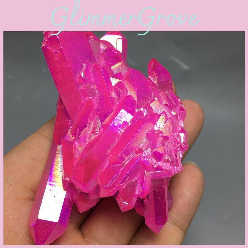 Изысканный Титановый Натуральный Друзовый Кварцевый Кластер Кристалл Красный Геода Драгоценный Камень Образец Декор Для Элегантных Домашних Акцентов