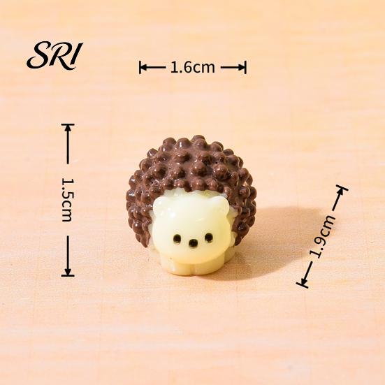 Tiny Garden Figurine Mini Resin Animals Figurines Cute Cat Bear Elephant Turtle Dolphin Hand Account Ornament Miniature Statue for Micro Fairy