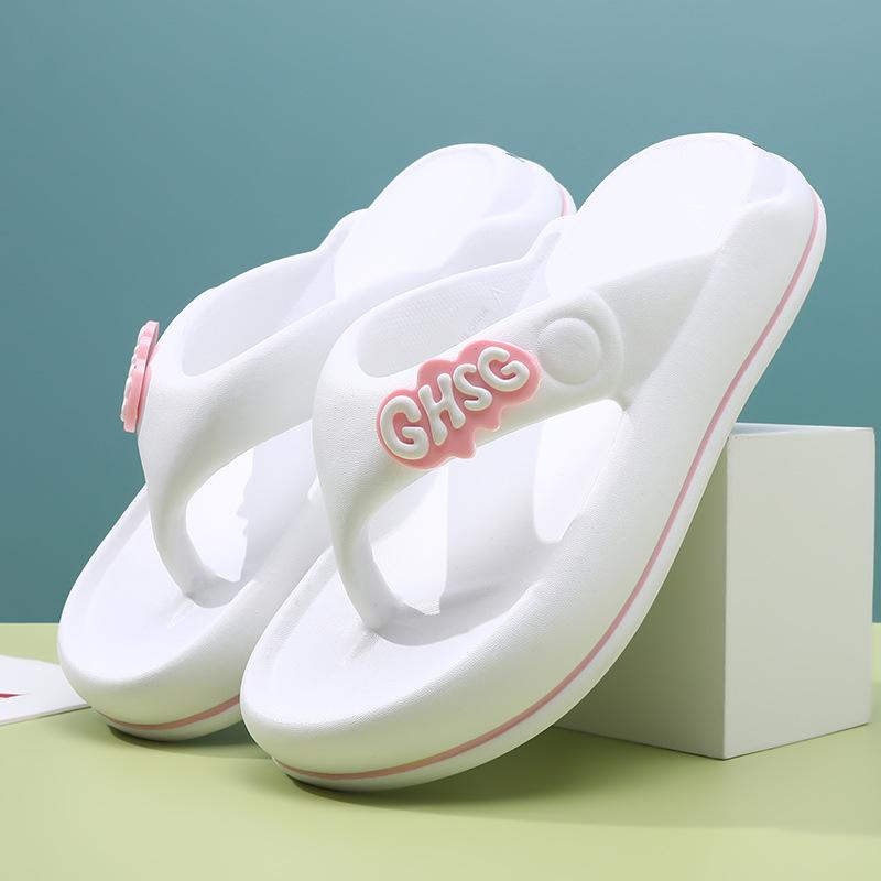 Женские нескользящие шлепанцы 2024: Повседневные пляжные сандалии для прямой трансляции