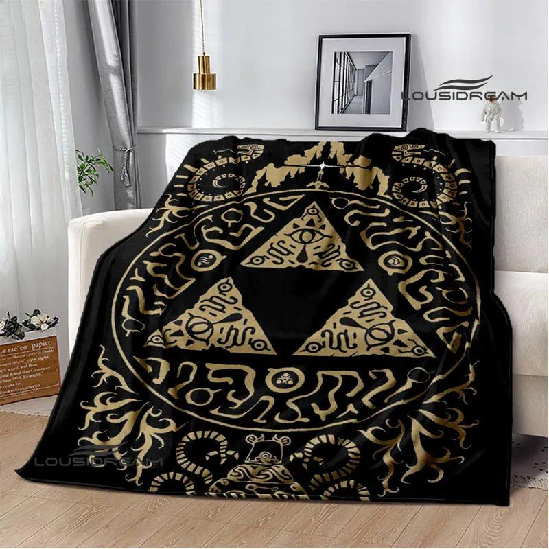 3D Z-Zeldas Cartoon blanket Warm Flannel blankets Soft and comfortable blanket Home Travel Blankets bed linings Birthday Gift
