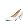 Plus Size 35-42 Basic Pumps Pointed Toe High Heels Boat Shoes for Woman Dress Shoes Shallow White Wedding Shoes Black
