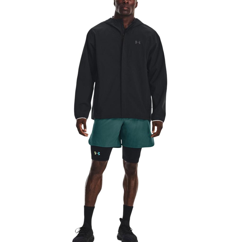 Under Armour Мужские водонепроницаемые куртки и пальто Ua Stormproof Cloudstrike Черный 1376066-003
