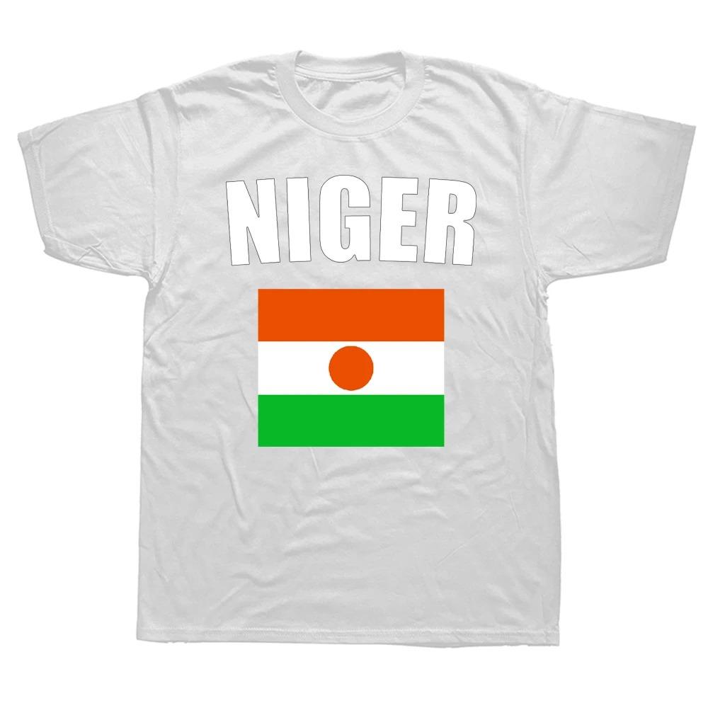 Смешные футболки Нигер Нигерийские Летний стиль Графический Хлопок Уличная одежда С коротким рукавом Подарки на день рождения Футболка Мужская одежда