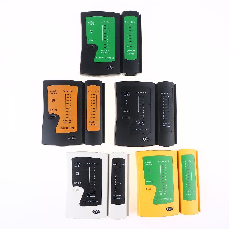 468 Инструмент для тестирования сети Тестер сетевого кабеля Ethernet, Инструмент для проверки подключения экранированного кабеля UTP/STP и телефонной линии