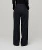 MUSINSA STANDARD WOMAN Women'S Wool Flannel Two-Tuck Wide Slacks [Charcoal Gray]
