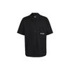 Originals Trefoil Solid Logo Sports Short Sleeve Shirt Men Tops Black HT1654