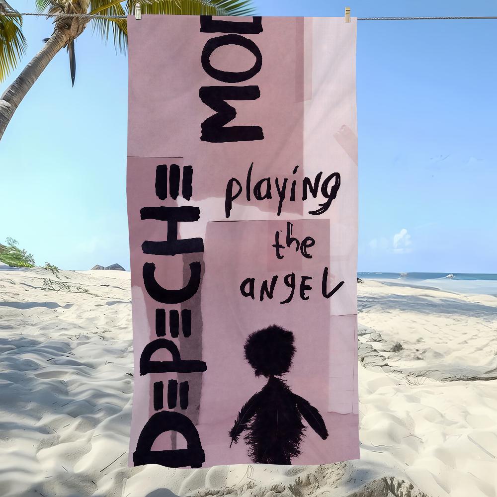 Полотенце Пляжное одеяло Тонкие полотенца Альбомы Depeche Мода Легкое Путешествие Кемпинг Бассейн