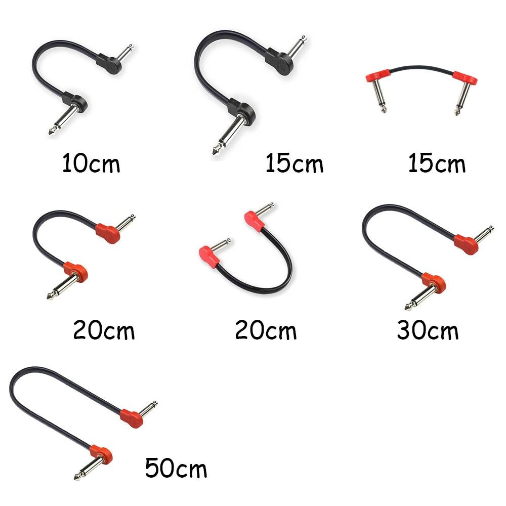 Медный сердечник Гитарный педальный кабель Круглая головка Аудиокабель Лиды Новый патч-кабель для педали эффектов