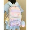 Cute School Schoolbag for Primary School Students Female Junior High School Girls High School Student Backpack Lightweight Cartoon Backpack Backpack
