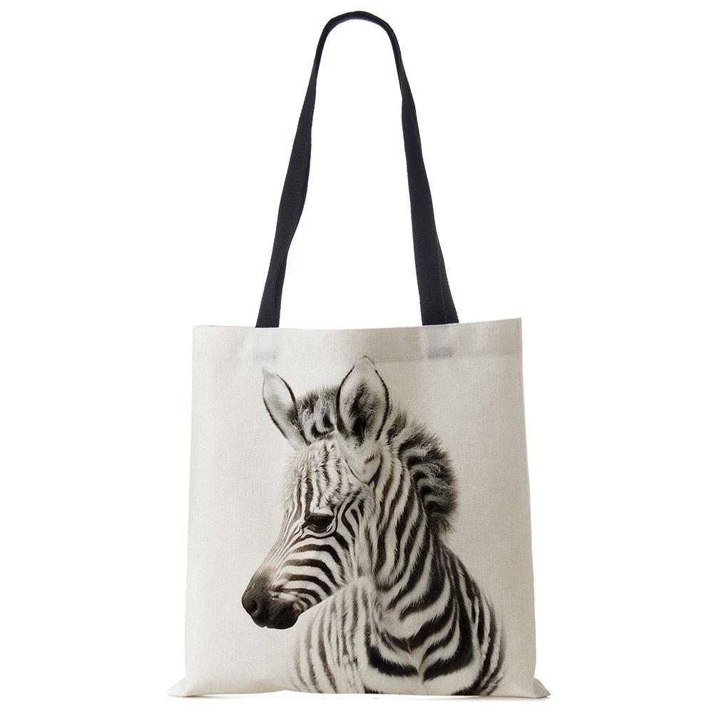 Милая Серия Животных Панда Коала Слон Принт Женская Сумка Повседневная Сумка-Тоут Сумка через Плечо Большая Вместимость KTY