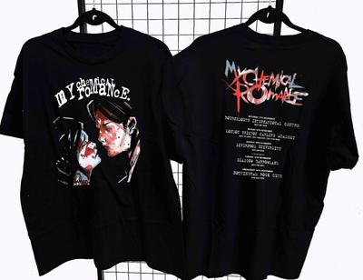 My Chemical Romance Группа Редкий Дизайн Черный 2 Стороны Унисекс Футболка S5XL WA1229 Унисекс Футболка