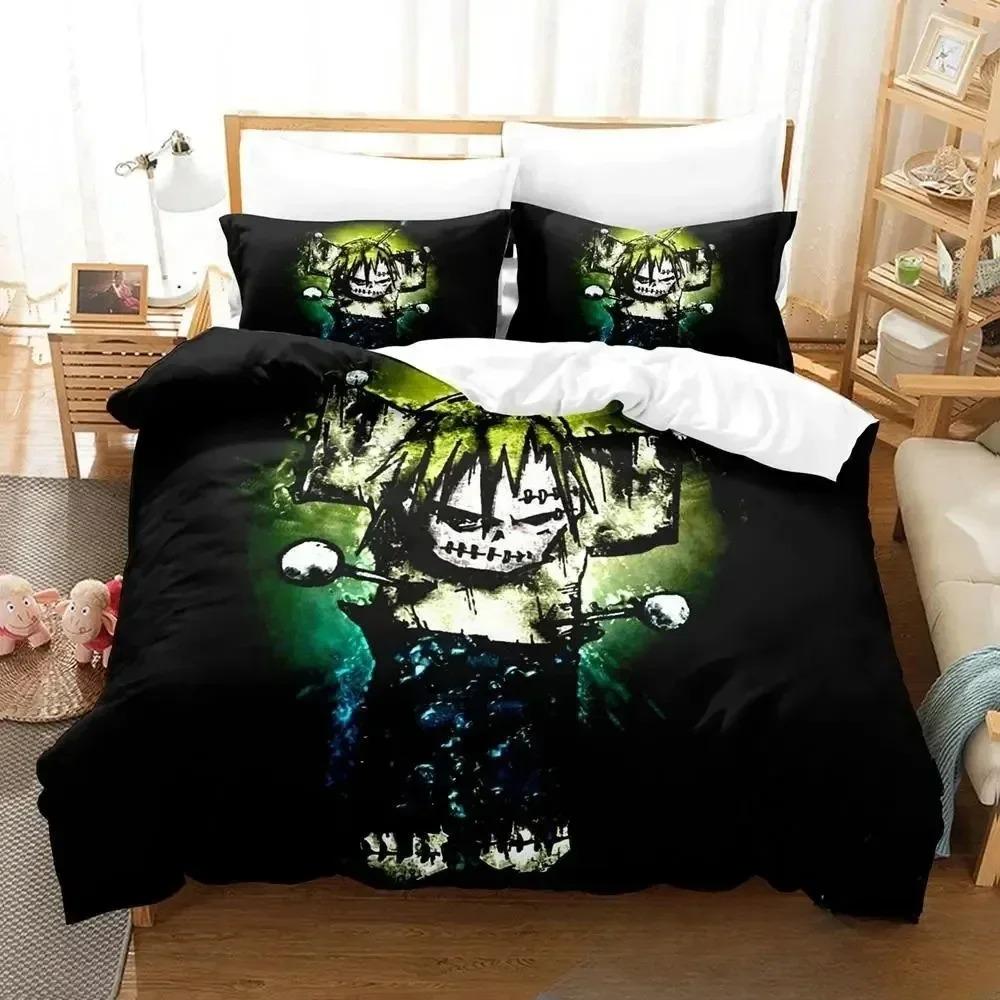 3D Printed Korn Rock Band Pieces Duvet Cover Pillowcase Bedding Set Single/Twin/Full/Queen Size Boys Girls Adults Bedroom Decor