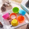 Silicone Cupcake Liners Reusable Cupcake Muffin Baking Cups High Temp Resistant Food Grade Cake Mold Gift for Baking Enthusiasts