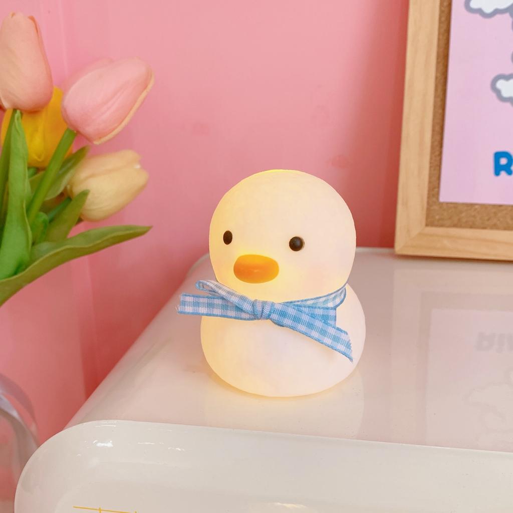 New Duck Cute Decoration Cartoon Chick Mini Night Light Kids Bedroom Sleep Fairy Lamp Gifts Night Lamp