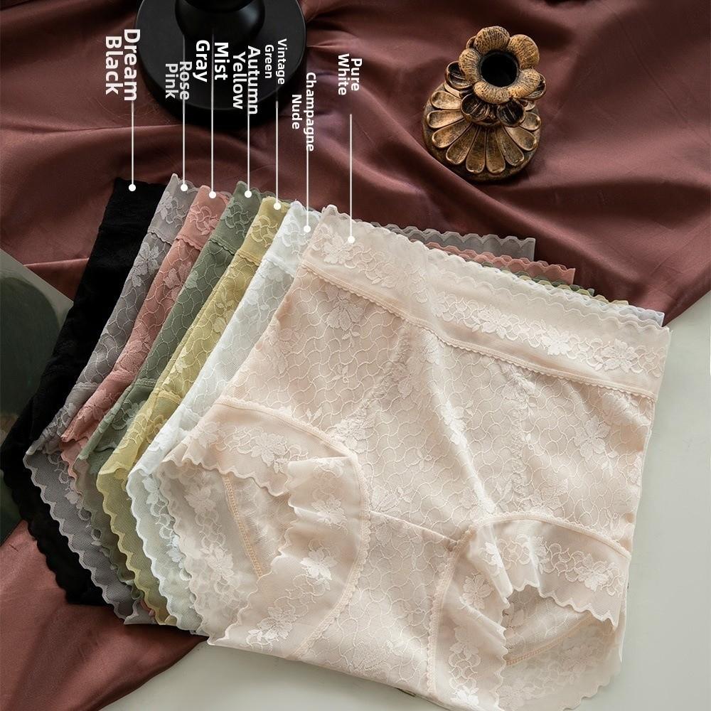 High Waist Lace Slimming Shapers Transparent Women Underwear Postpartum Body Shaper Female