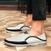 New Men's Business Casual Shoes Fashionable and Versatile Men's Loafers Men's Lightweight Soft Soled Driving Flat Shoes