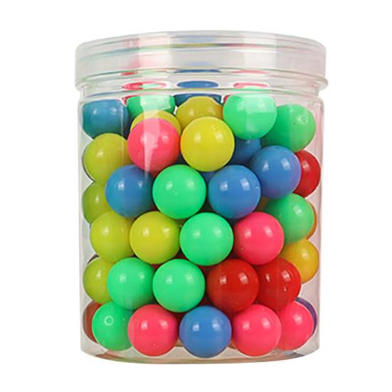100 шт. гладких счетных шариков 2 см разных цветов с тубусом для хранения для дошкольного обучения
