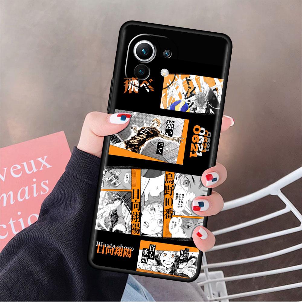 Хайкю!! Чехол с рисунком аниме для Xiaomi Mi 11 Lite 5G NE 11T Pro 10T 9T Note 10 12 12X 12S, ультрамягкий силиконовый чехол для телефона