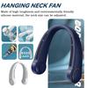 Cold Portable Rechargeable Personal Wearable, 3 Wind Speed, Neck Support, USB Bladeless Lightweight Fan For Hot Flashes, Trav