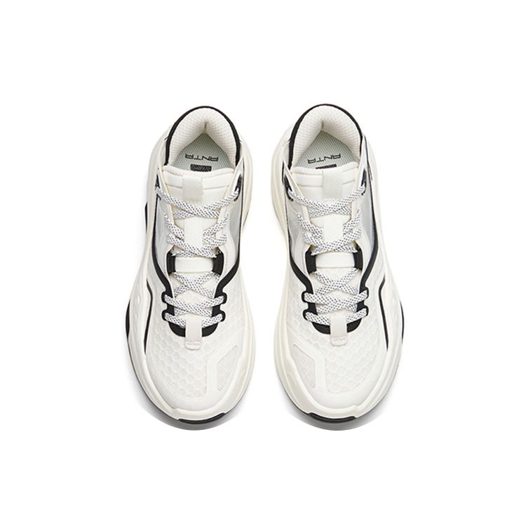 Anta C37 2.0 легкие прочные низкие кроссовки женские кроссовки белые черные 922228082-4