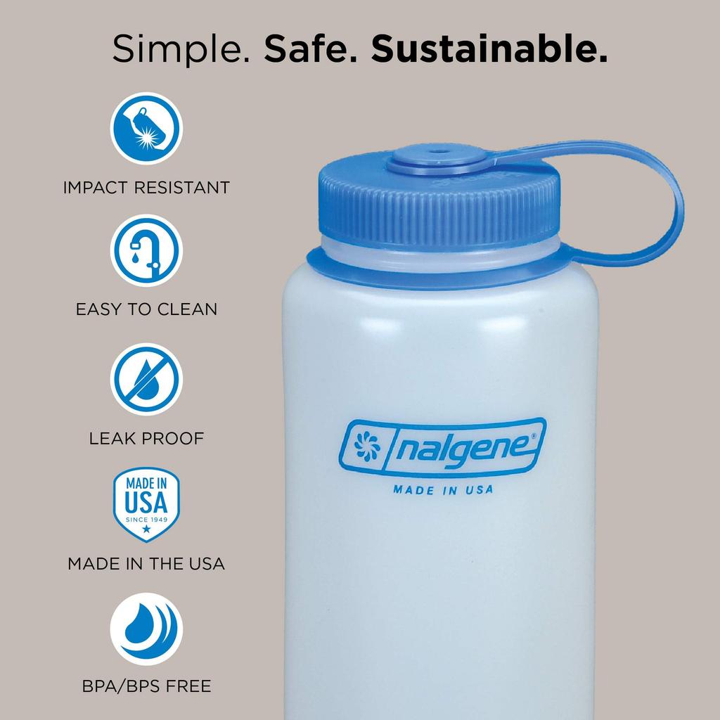 Nalgene Color Bottle Wide Mouth Tritan Bottle Gray 91320 1.5L