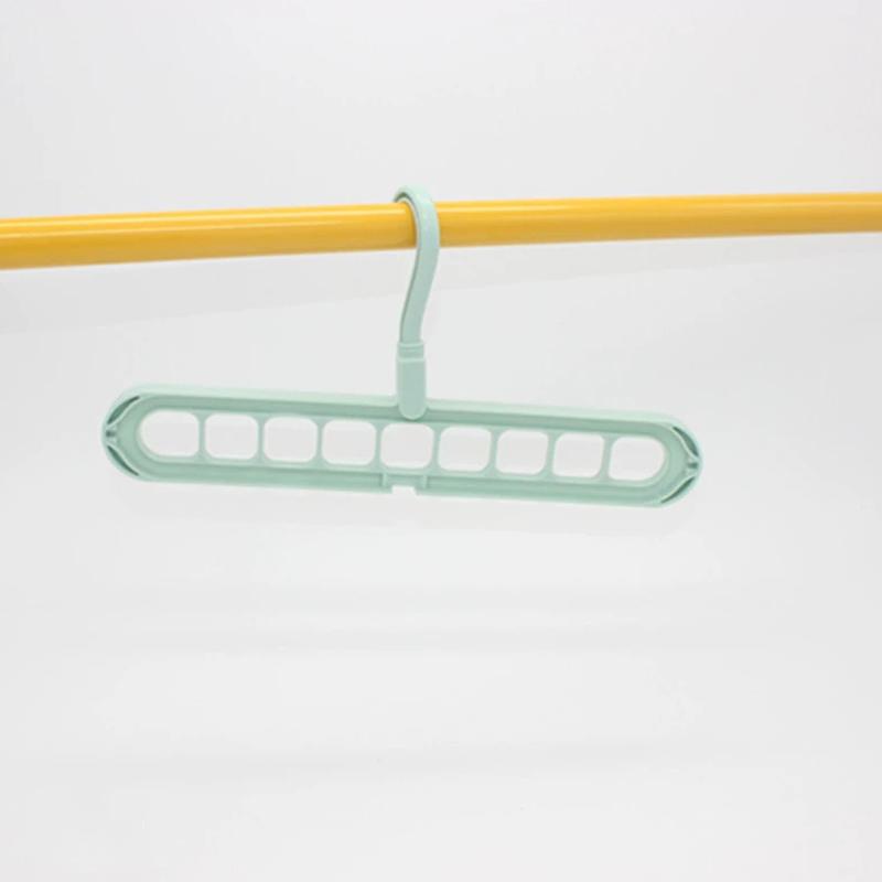 Волшебные многопортовые вешалки для одежды, экономящие место, сушилка, многофункциональный пластиковый органайзер для гардероба, вешалка для одежды