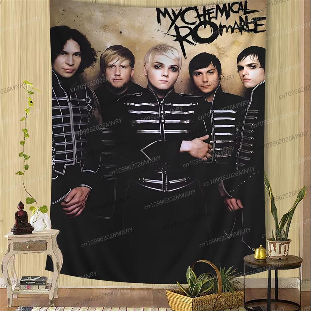 Моя CChemical RRomance Band Печатный Большой Настенный Гобелен Подвесной Таро Хиппи Настенные Ковры Комната Дешевый Хиппи Настенный Подвесной Гобелен