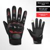 Four Season Racing Gloves, Summer Warm Motorcycle Off-road Anti Fall and Anti Slip Touch Screen Motorcycle Gloves
