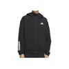adidas SS25 Logo Sports Casual Hooded Jacket Men Jackets Black KC3926