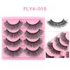 4 пары накладных ресниц, густые ресницы, преувеличенные растрепанные ресницы, имитация растрепанных ресниц