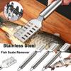 Чистка рыбьей чешуи Скребок для рыбьей чешуи Инструмент для удаления рыбьей чешуи из нержавеющей стали Удаление рыбьей чешуи Рыба