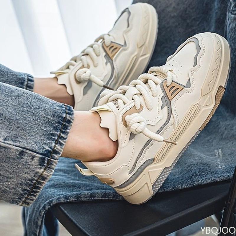 Мужская обувь весна новая спортивная обувь для скейтборда универсальная толстая подошва увеличивающая рост повседневная удобная износостойкая трендовая обувь