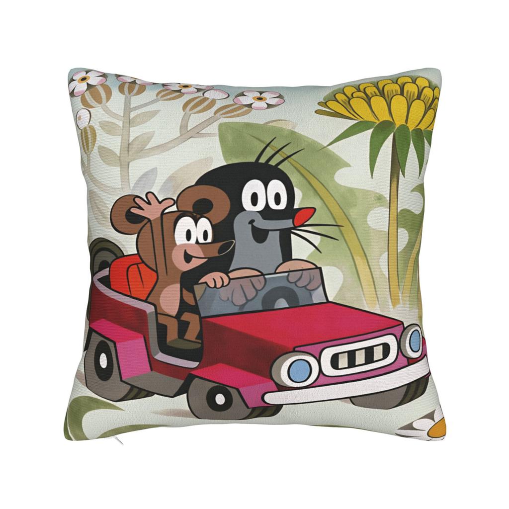 The Little Mole Krtek Pillow Cover Cute Funny Pillow Case For Living Room Sofa Custom Pillowcases Gift