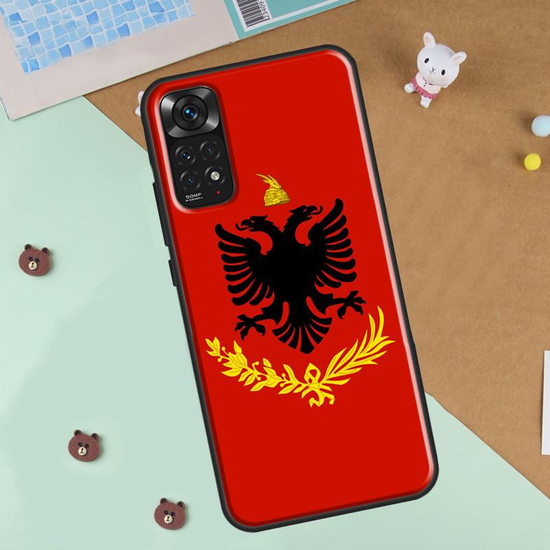 Албания Албанский Флаг Арт Чехол для Телефона Для Xiaomi Redmi Note 12 8 9 10 11 Pro 8T 9S 10S 11S 12S 10A 9C 10C 12C